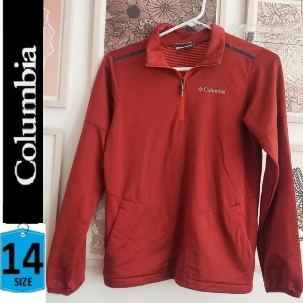 Columbia youth quarter zip, large